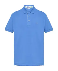 Рубашка-Поло с вышитым логотипом Etro, синий