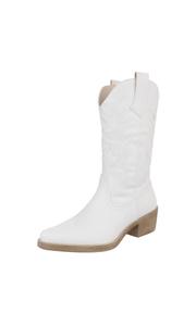 Ковбойские сапоги Ital-Design, белый