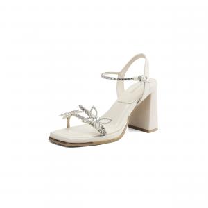 DAPHNE Женские сандалии на одной застежке бежевые, цвет Beige