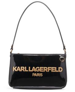 Маленькая сумка через плечо на молнии от Kristina Demi KARL LAGERFELD PARIS, Black/gold