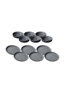Набор тарелок и мисок Ritzenhoff & Breker Jasper, 12 штук, серый