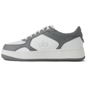 Alo Yoga Абразивоустойчивые дышащие низкие скейтбордские кроссовки Unisex White Gray - White Gray для восстановления, цвет White Gray