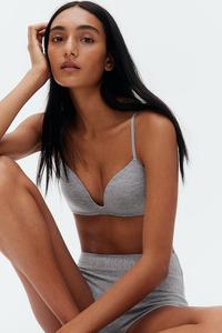 Бюстгальтер пуш-ап без косточек H&M, серый
