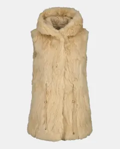 Двусторонний жилет с мехом Latouche, экрю