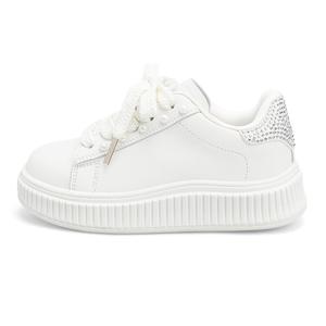 Нескользящие, амортизирующие, износостойкие, дышащие, низкие кроссовки для скейтбординга для детей ST&SAT KIDS, бежевый