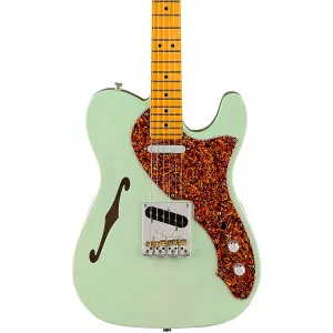 Электрогитара Fender American Professional II Telecaster Thinline Limited Edition, прозрачный зеленый Surf