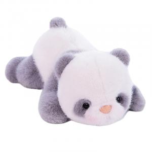 Мягкая игрушка плюшевая кукла коллекционная панда щенок мультяшный милый 33см/40см/50см высота Tak Bebe, серый