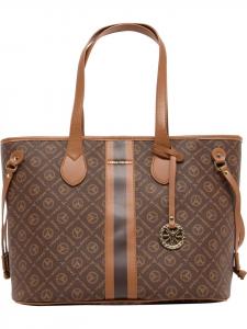 Сумка шоппер Carlo Colucci, коричневый