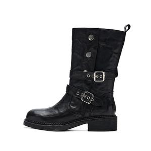 FION Ботильоны женские, черно-коричневые