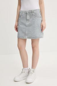 Хлопковая юбка Hugo Blue, синий