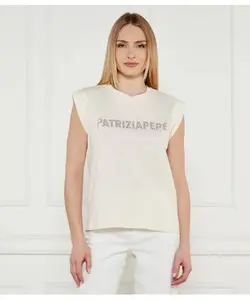 Футболка Regular fit Patrizia Pepe, бежевый