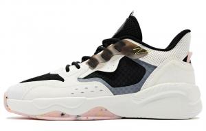 Кеды, скейтборд обувь женская высокая Qiaodan, черный/розовый