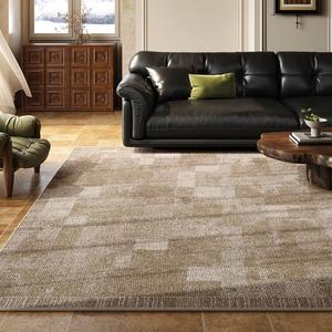 Dajiang Ковер 140х200 см для гостиной в винтажном французском стиле, зеленый, с низким уходом, утолщенный