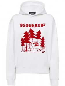 DSQUARED2 базовое худи, белый