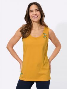 Sieh an! Спортивный топ охристого цвета