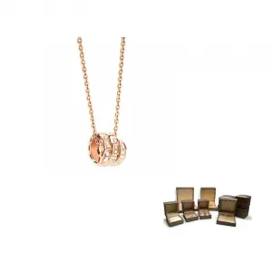 BVLGARI Серпенти Вайпер ожерелье из розового золота 585 пробы унисекс