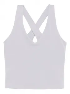 Топ Zoe с перекрестными бретелями Girlfriend Collective, фиолетовый