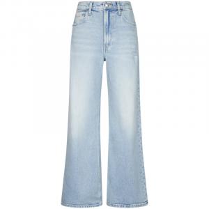 Calvin Klein Джинсы Women's RDA Denim светло-голубые умеренно широкие брюки