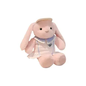 Бейсбольная куртка плюшевые кролики мягкая игрушка высота 40см LOGISTAR, розовый