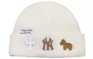 Шапка-бини унисекс MLB, белый