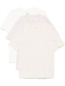 Maison Margiela комплект из трех футболок, белый