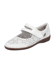 Балетки с ремешком Rieker, белый