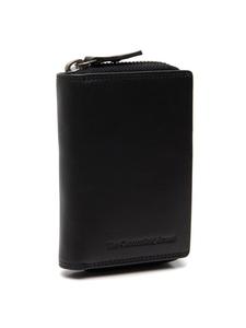 Кошелек из кожи Lenwick, 11 см, черного цвета The Chesterfield Brand