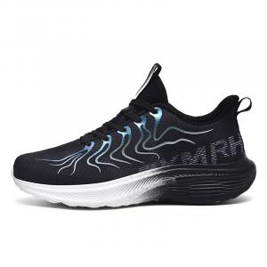 Амортизирующие, износостойкие, низкие повседневные кроссовки для бега для мужчин DOUBLE STAR 88, Black White