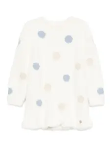 Платье в горох Liu Jo, белый