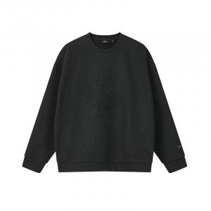 FILA MILANO Свитшот мужской темный угольно-серый