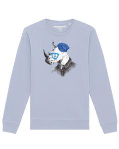 Толстовка Watapparel Nashorn, синий/светло-синий