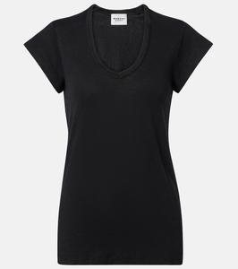 Льняная футболка Marant Etoile, черный