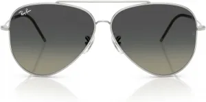 Солнцезащитные очки Ray-Ban Unisex Rbr0101s Aviator Reverse Aviator, Silver/Grey Gradient