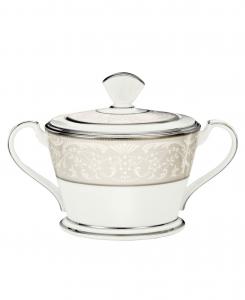 Сахарница Silver Palace с крышкой, 355 мл Noritake,