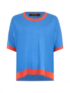 Футболка с круглым вырезом Moorer, синий