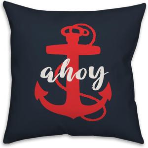 Creative Products Декоративная подушка Ahoy Anchor с мягким чехлом Ahoy Anchor