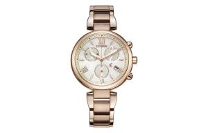 CITIZEN Часы Ecology Drive Collection Light Powered Quartz Movement Stainless Steel Strap Watch Women's Watch White Dial, Rose Gold