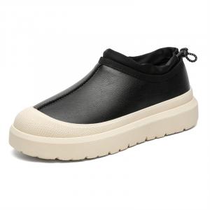 Теплые нескользящие зимние ботинки длиной до щиколотки унисекс WEISHIBANGWEI, Black