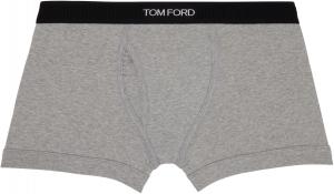 Трусы-боксеры из серого хлопка TO FORD TOM FORD, серый