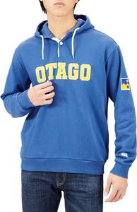 Мужская толстовка с капюшоном Canterbury RA42516 в стиле регби, темно-синий