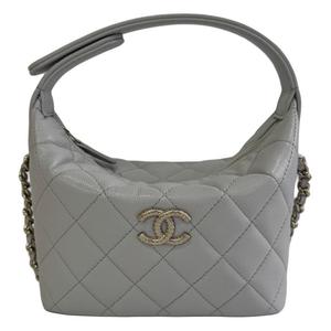 CHANEL Сумка-ланчбокс из личи граин коровьей кожи