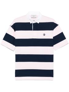 Coperni рубашка поло в полоску, розовый