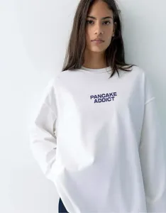 Футболка с рисунком льда Pull&Bear Pancake