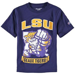 Футболка Youth LSU Tigers Strong Mascot Champion