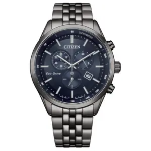 CITIZEN Часы Eco Drive Series Light Powered Quartz Movement Stainless Steel Strap Watch Men's Watch Blue Dial, Blue Dial