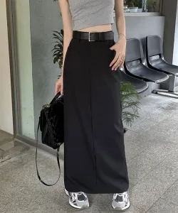 Длинная юбка с поясом Aimoha - Select -, цвет Black