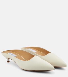 Мюли из джинсовой кожи Gabriela Hearst, белый