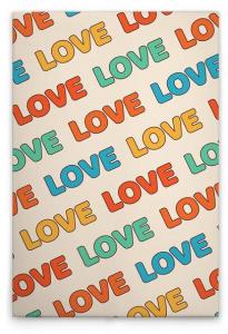 Картина на холсте A.S. Création Flower Power 3 цвет buntcremeblaugrünorange