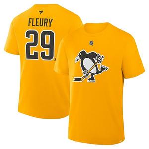 Футболка Pittsburgh Penguins с именем и номером Marc-Andre Fleury Fanatics