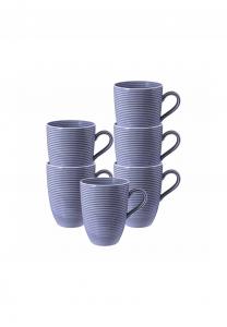 Кружки кофейные Seltmann Weiden Beat Color, 350 мл, 6 штук, фиолетовый